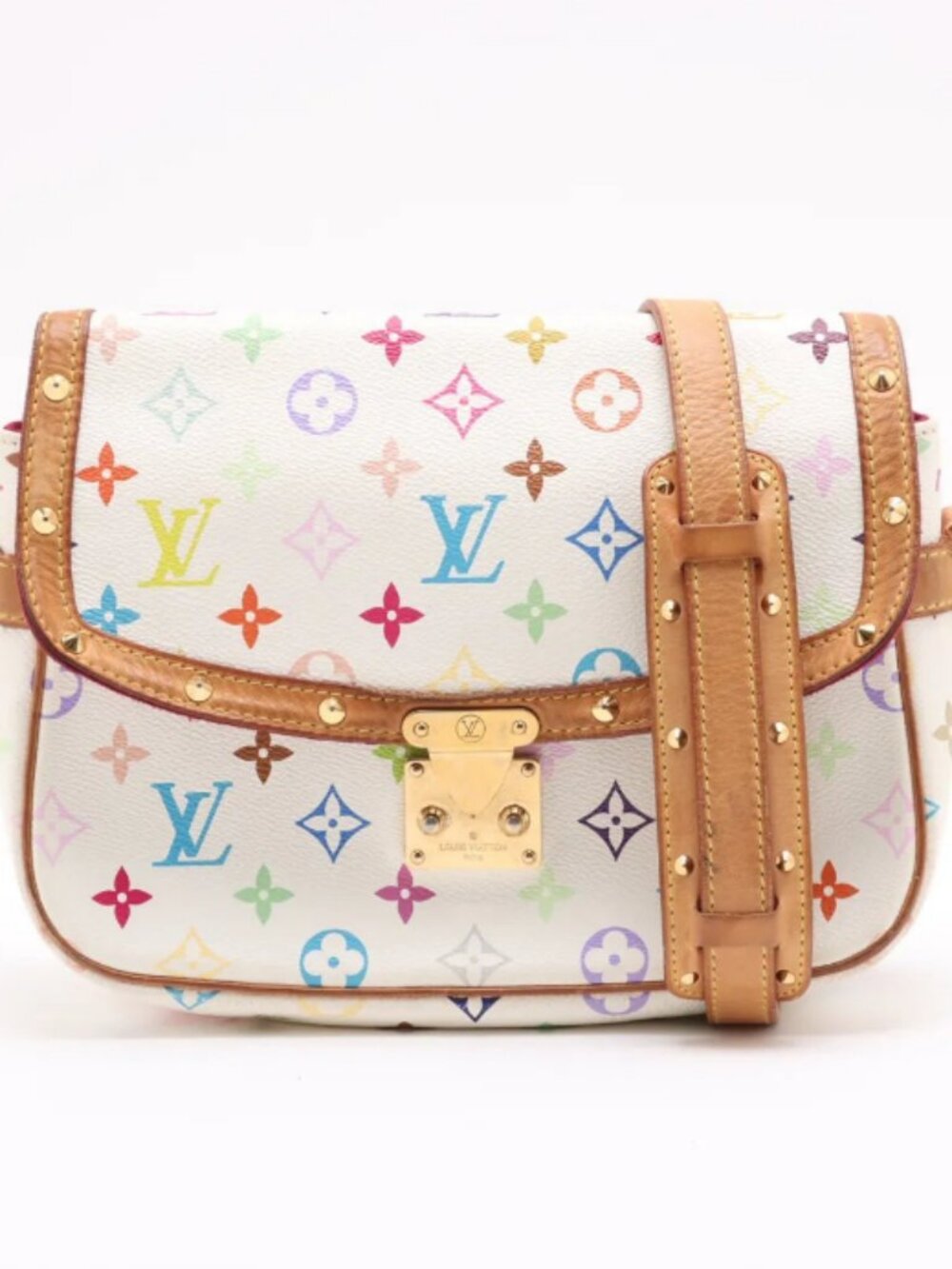 Louis Vuitton x Murakami Monogram Multicolor Sologne White